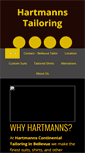 Mobile Screenshot of hartmannstailoring.com